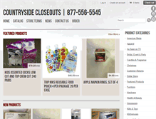Tablet Screenshot of countrysidecloseouts.com
